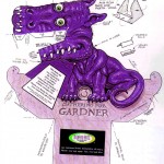 dragon 3d violeta