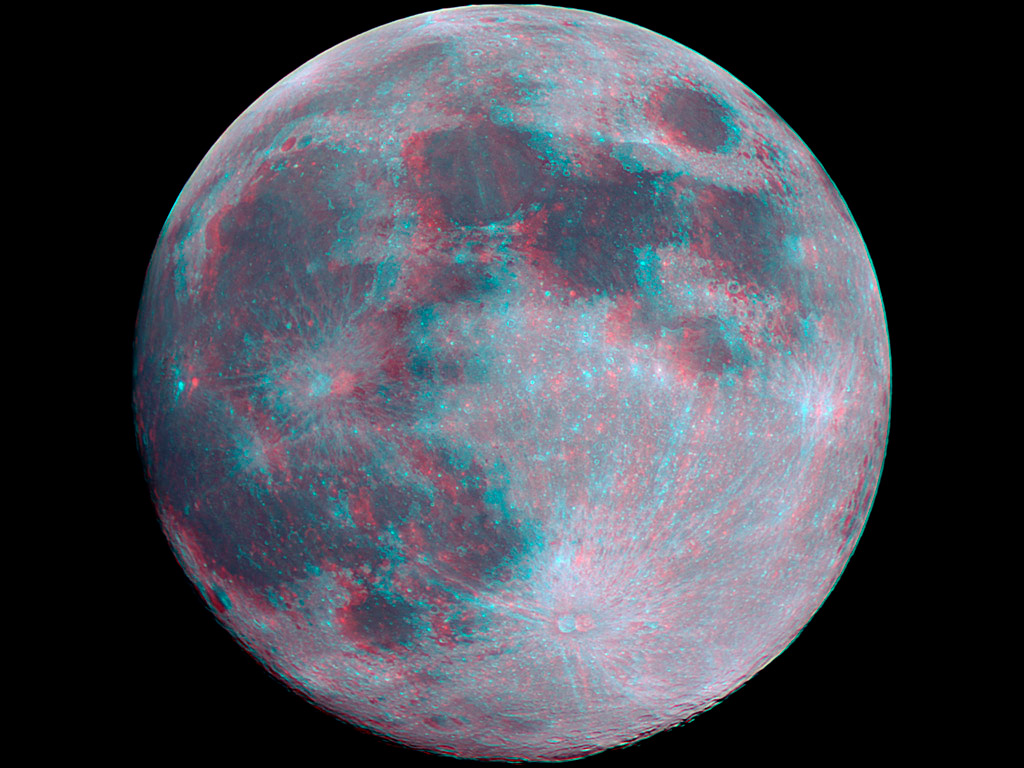 imagen 3D luna moon