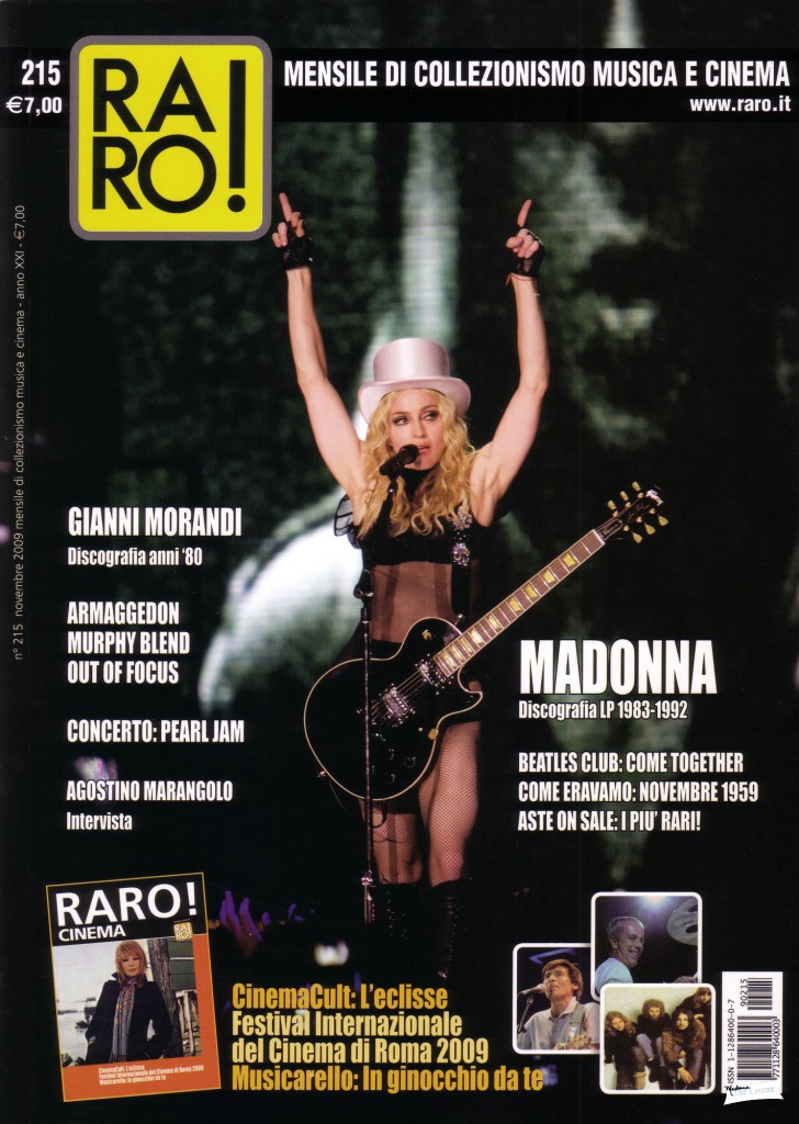 madonna raro cover noviembre 2009