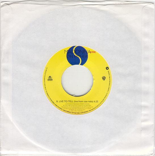 madonna oh father single sencillo reino unido uk vinyl 7 inch