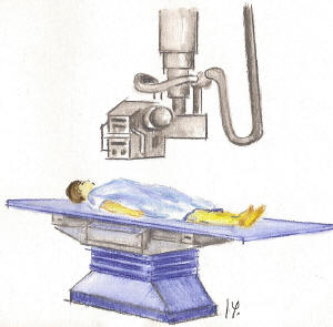 radiografia rayosX radiacion