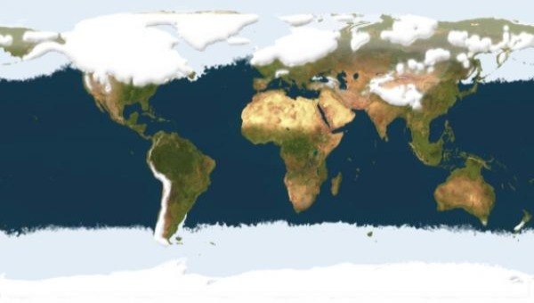 glaciacion mapa glaciaciones