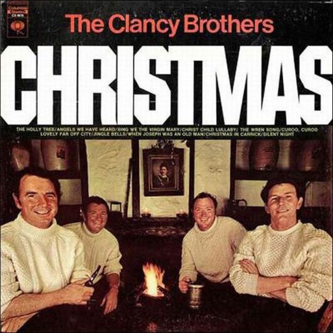 caratulas discos navidad humor Clancy Brothers christmas