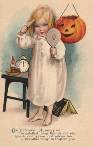 Ilustraciones retro Halloween 10