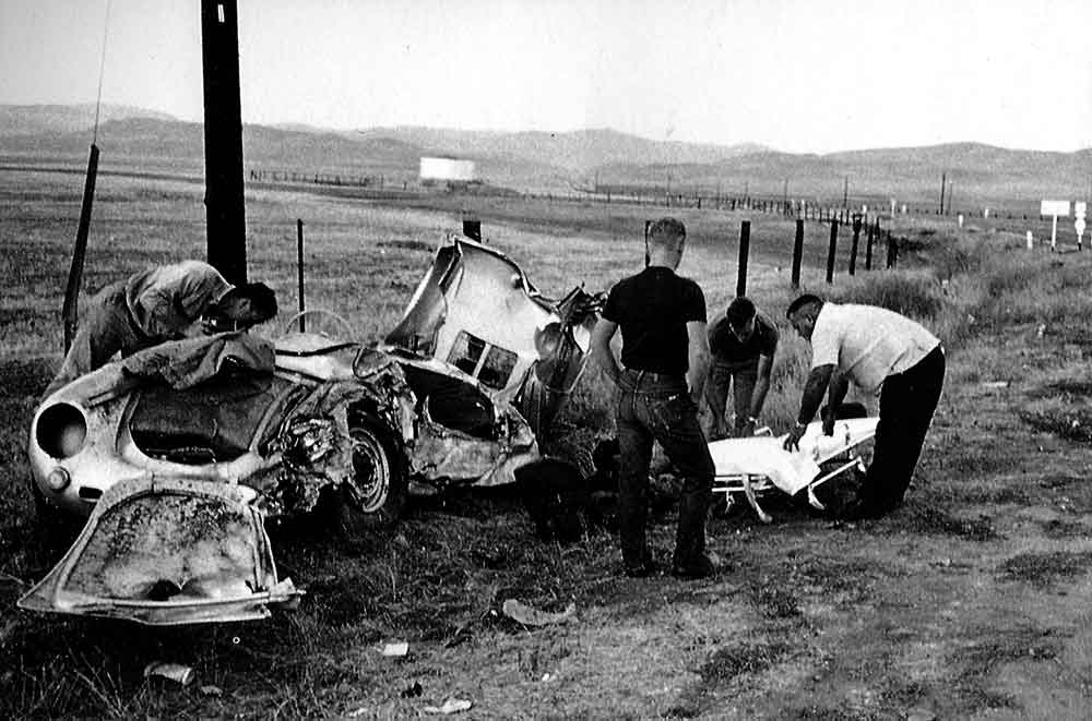 james dean accidente coches muerte