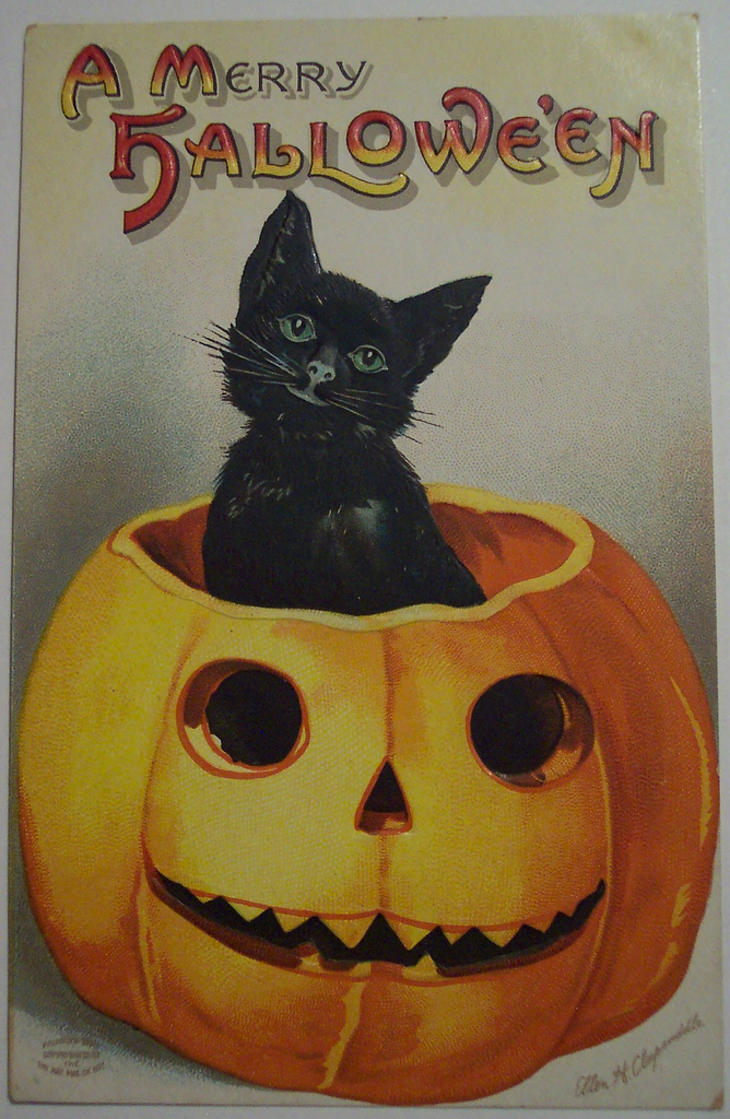 postales vintage Halloween 09