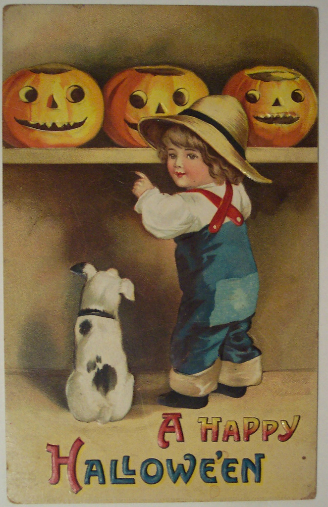 postales vintage Halloween 11