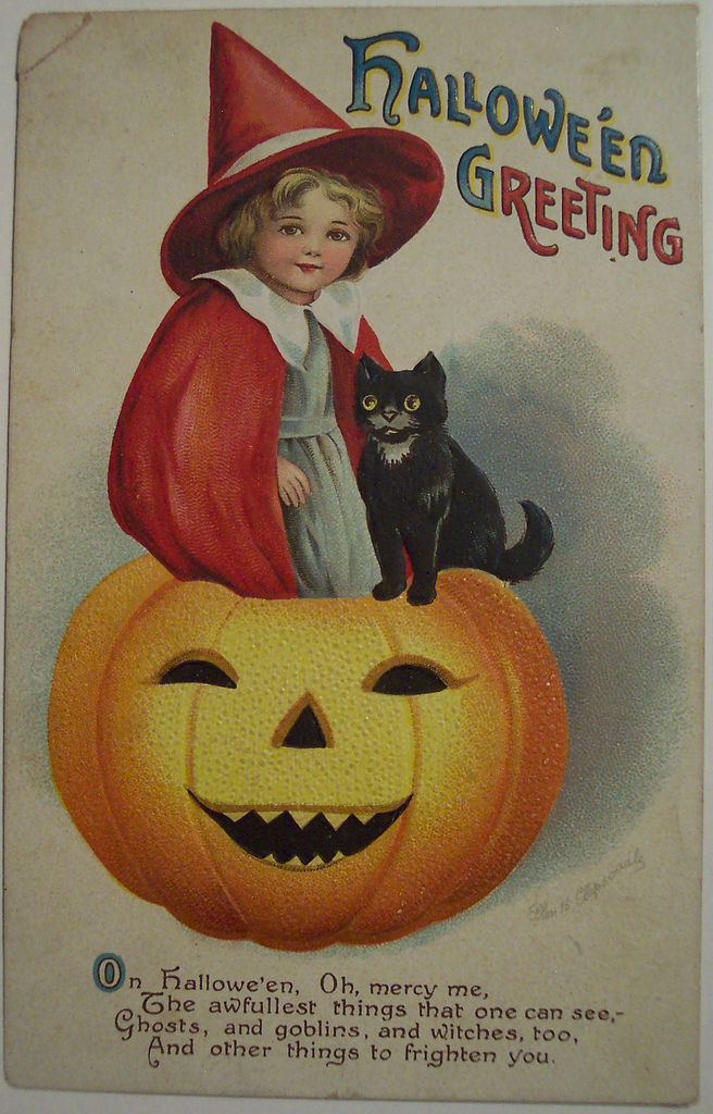 postales vintage Halloween 16