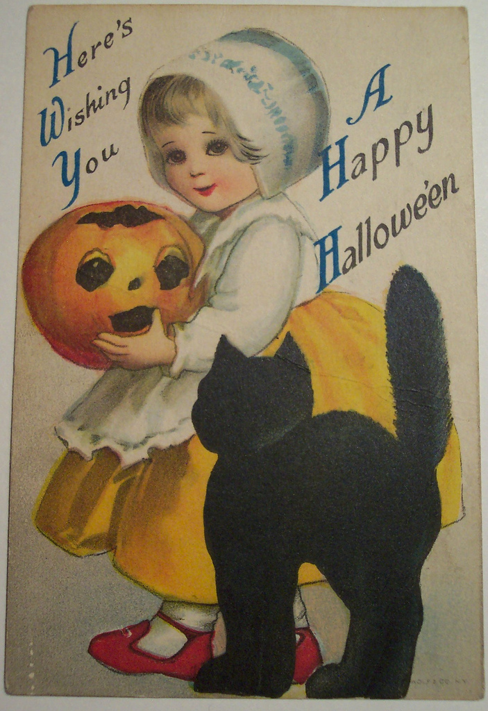 postales vintage Halloween 29