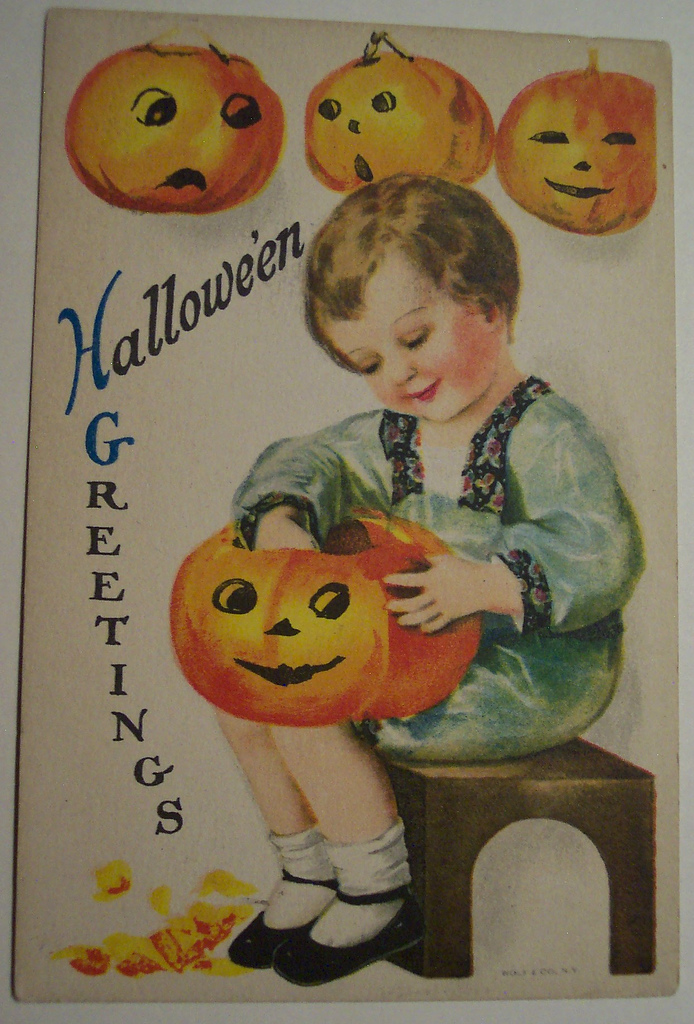 postales vintage Halloween 34