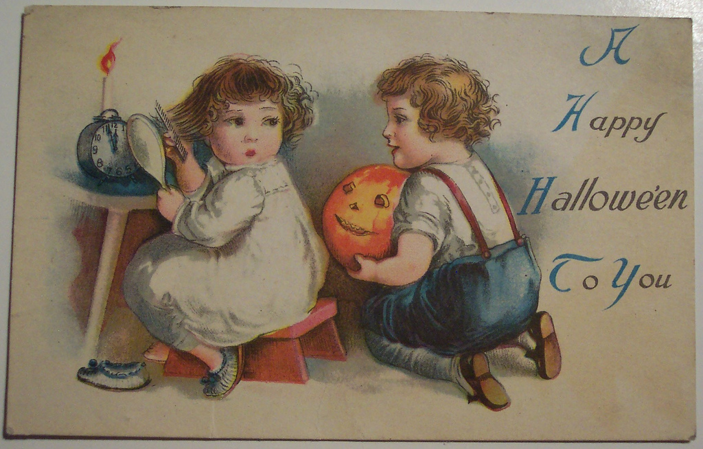 postales vintage Halloween 42