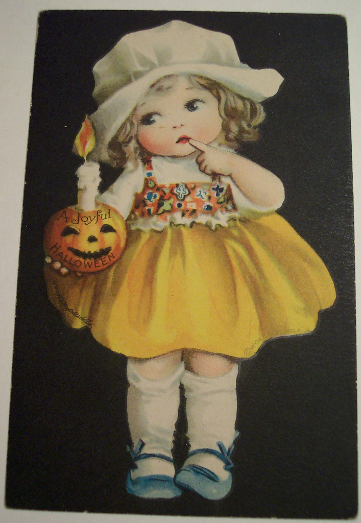 postales vintage Halloween 50