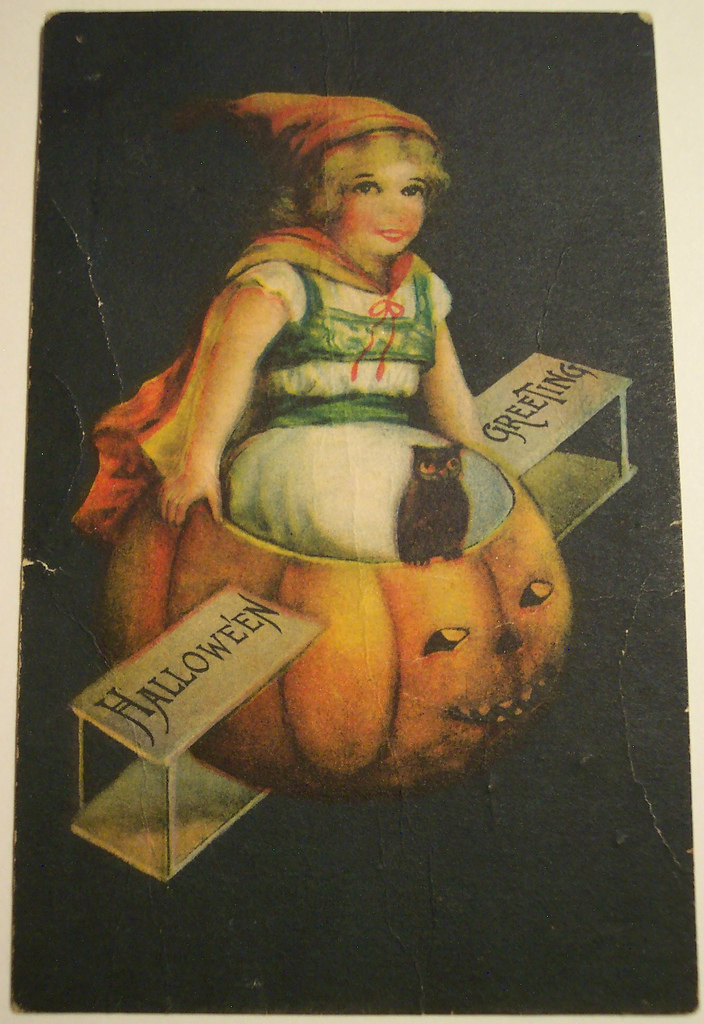 postales vintage Halloween 55