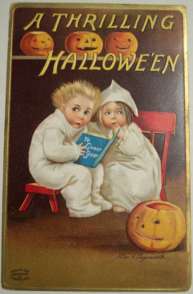 postales vintage Halloween 65