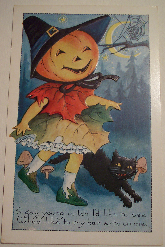 postales vintage Halloween 71