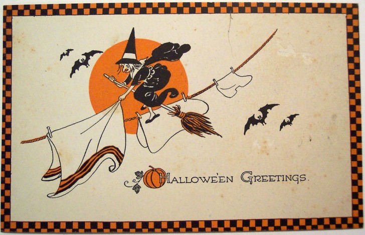 Ilustracion Halloween retro 082