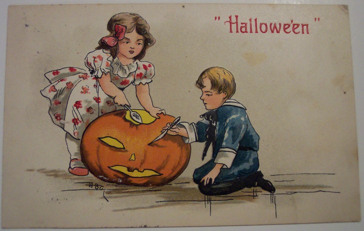 Ilustracion Halloween retro 143