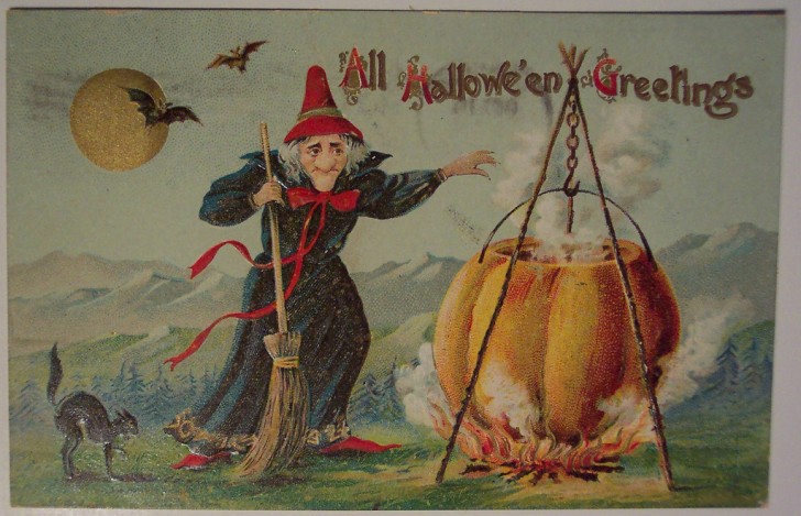Ilustracion vintage Halloween 163