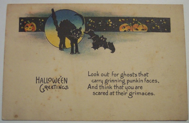 Postal Halloween retro 103