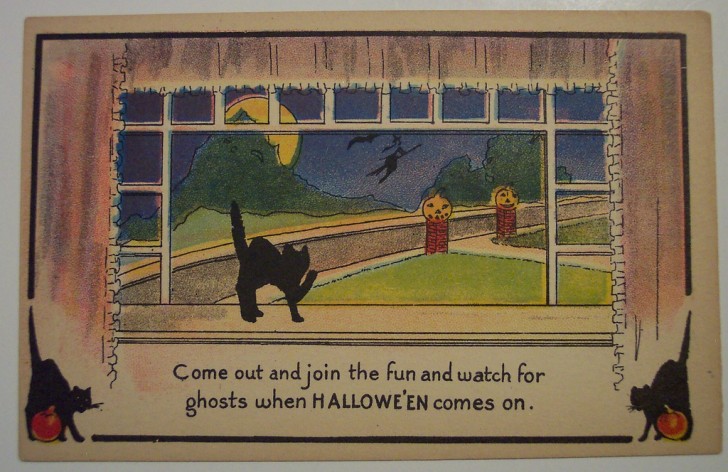 Postal Halloween retro 125