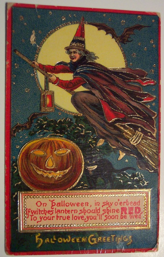 Postal Halloween retro 152