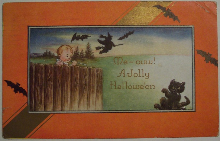 Postal Halloween vintage 126