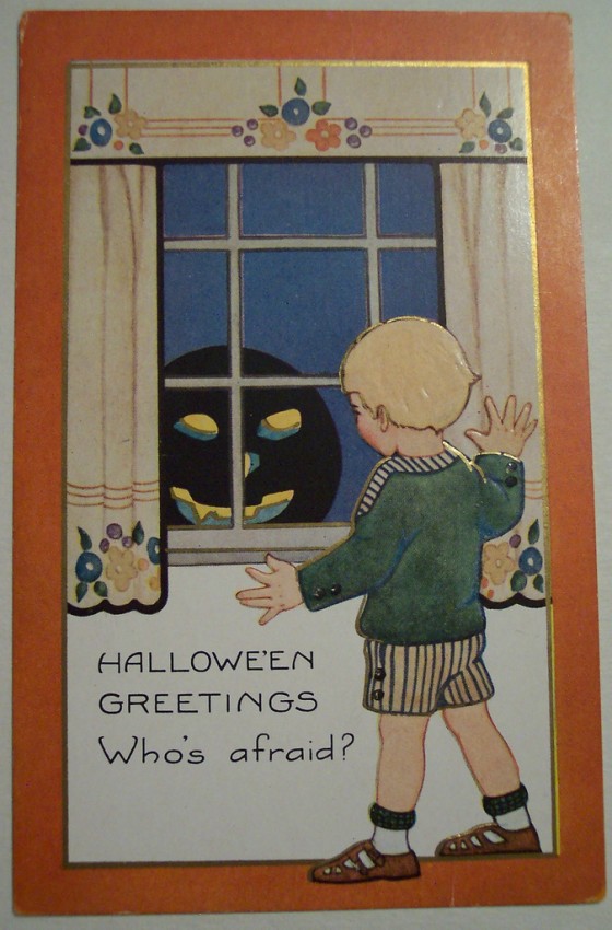 Postal Halloween vintage 131