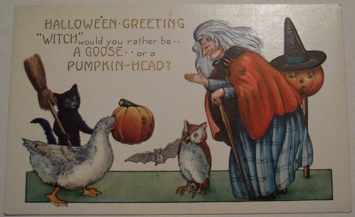 Postal Halloween vintage 140