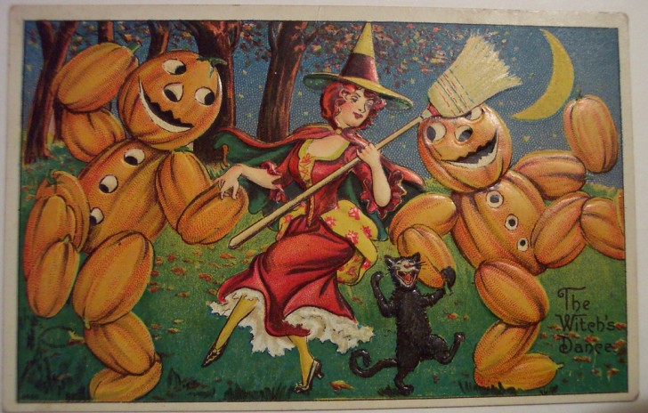 Postales Halloween retro 076