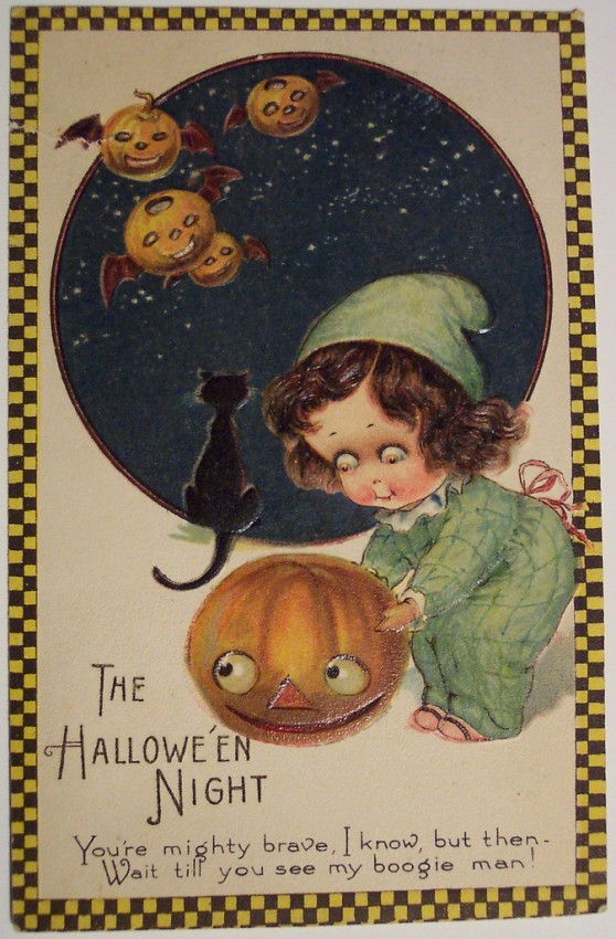 Postales Halloween retro 124