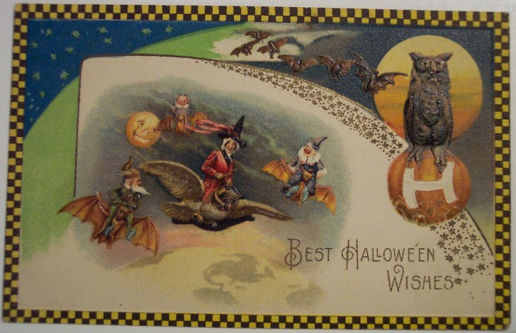 Postales Halloween retro 130