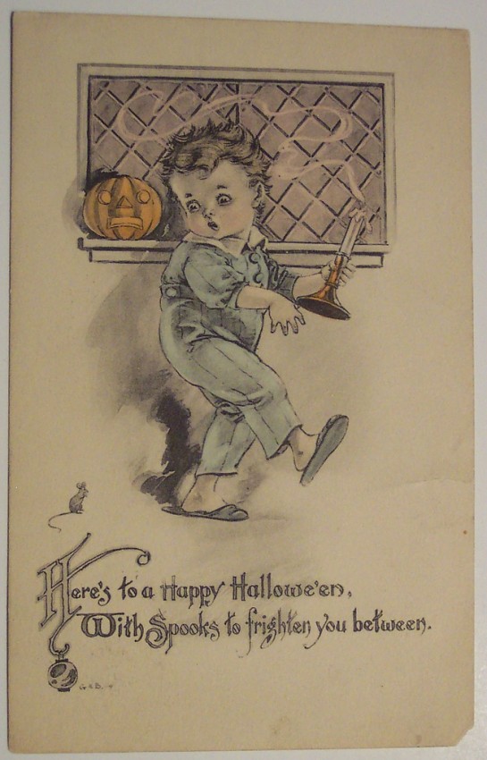 Postales Halloween retro 136