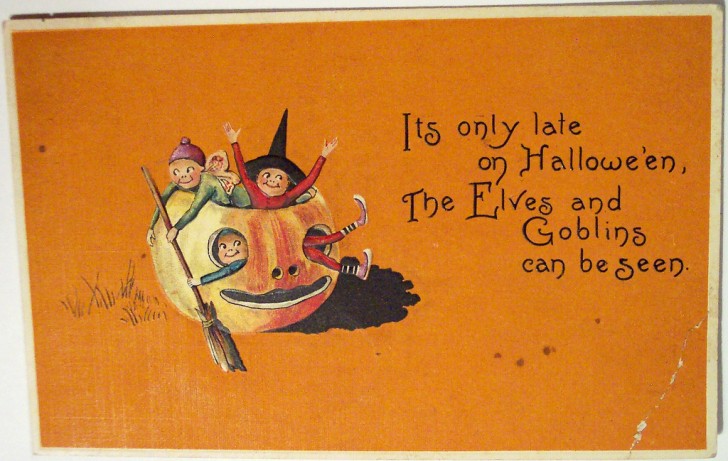 Postales Halloween vintage 137