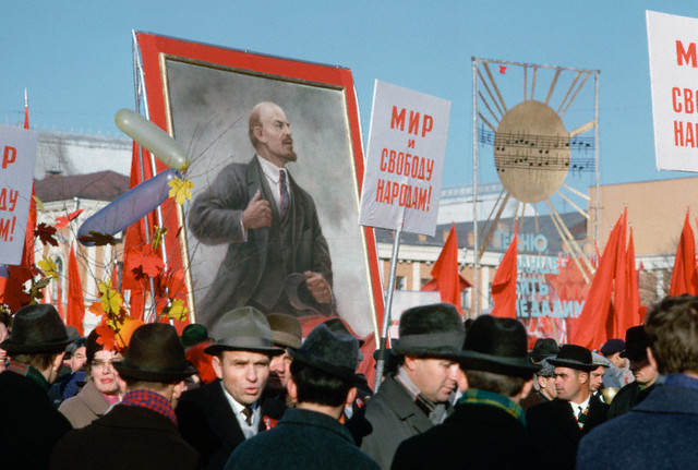 Anniversary Procession in Red Square