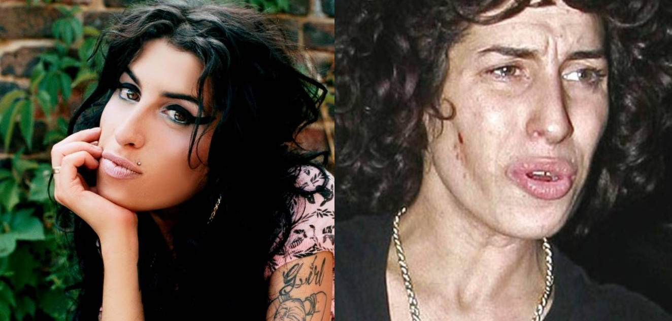 Amy Winehouse sin maquillaje