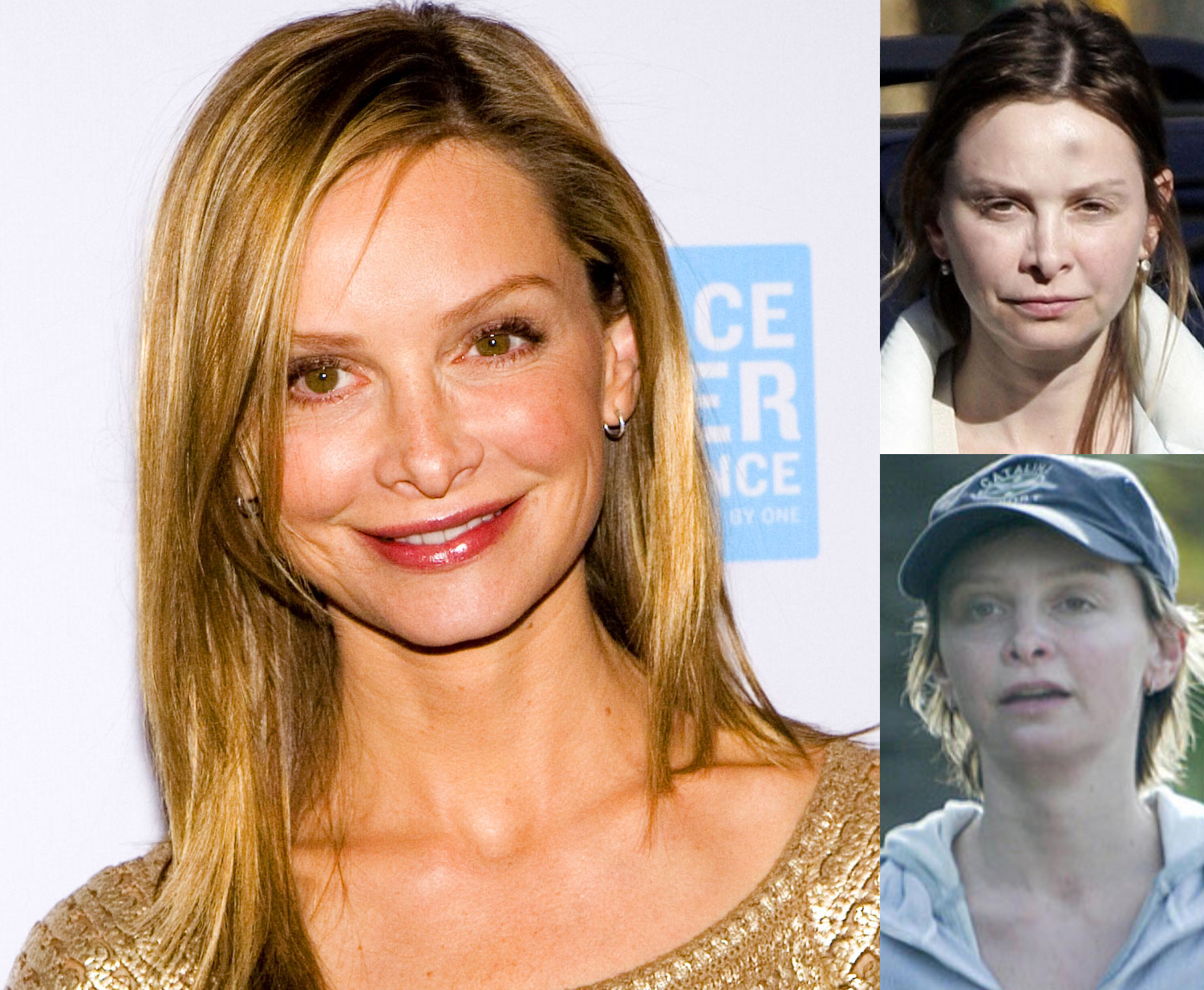 Calista Flockhart sin maquillaje