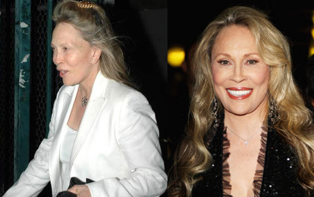 Faye Dunaway sin maquillaje