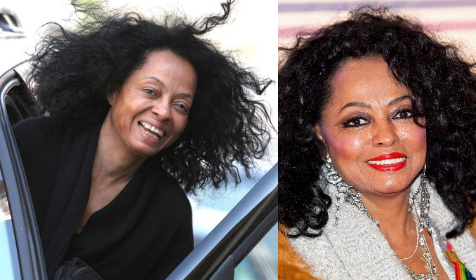 diana ross sin maquillaje