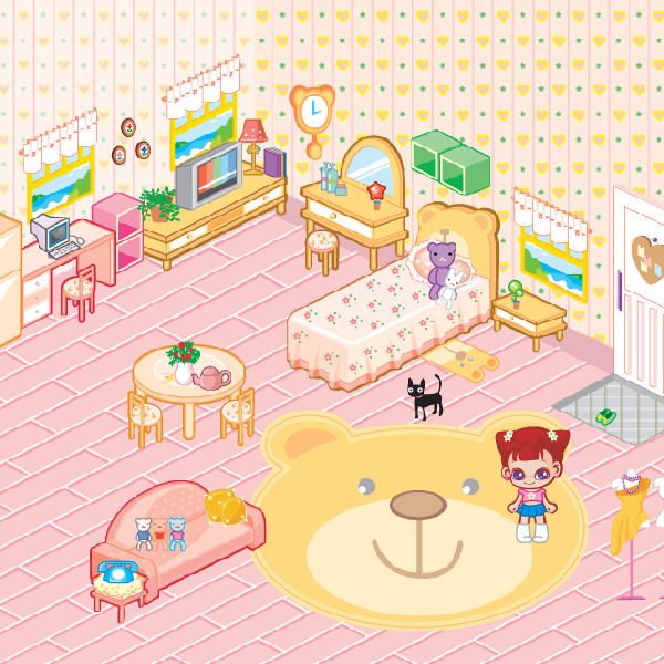 juego decorar casa bebe