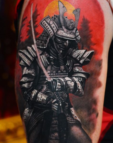 japones tatuaje samurai