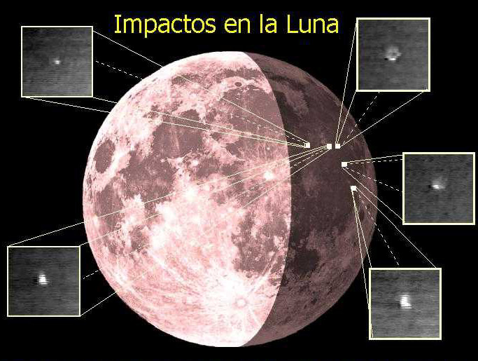 impactos luna