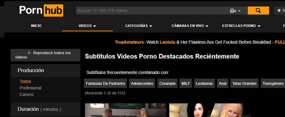 subtitulado video