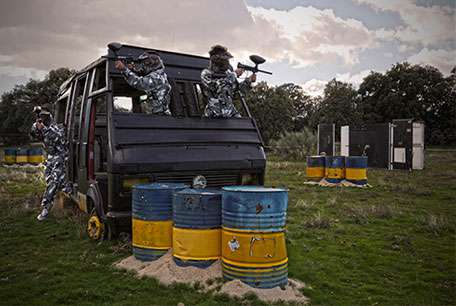 action live paintball madrid juego